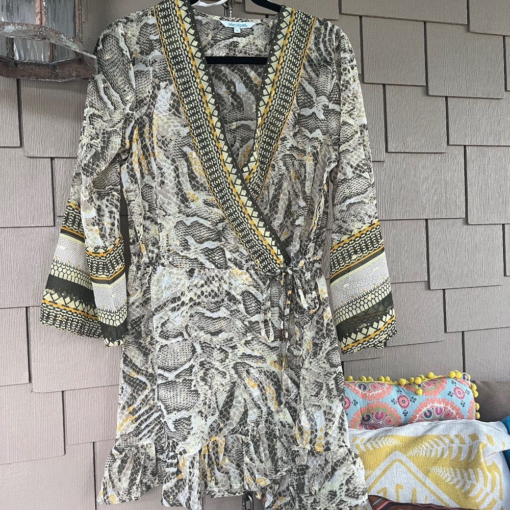 Blue Island Cover Up Dress